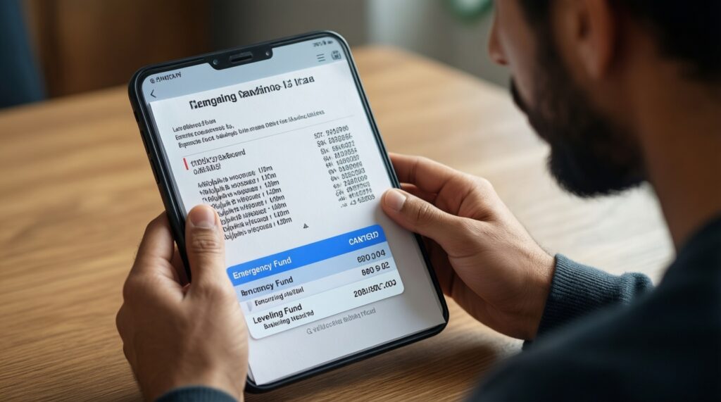Личные финансы: как собрать финансовую подушку с нестабильным доходом - иллюстрация