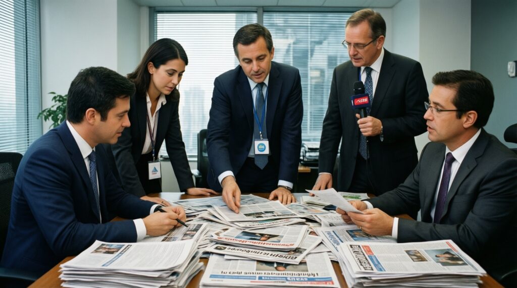 Пресс-центр: как устроена работа редакции в день крупного события - иллюстрация