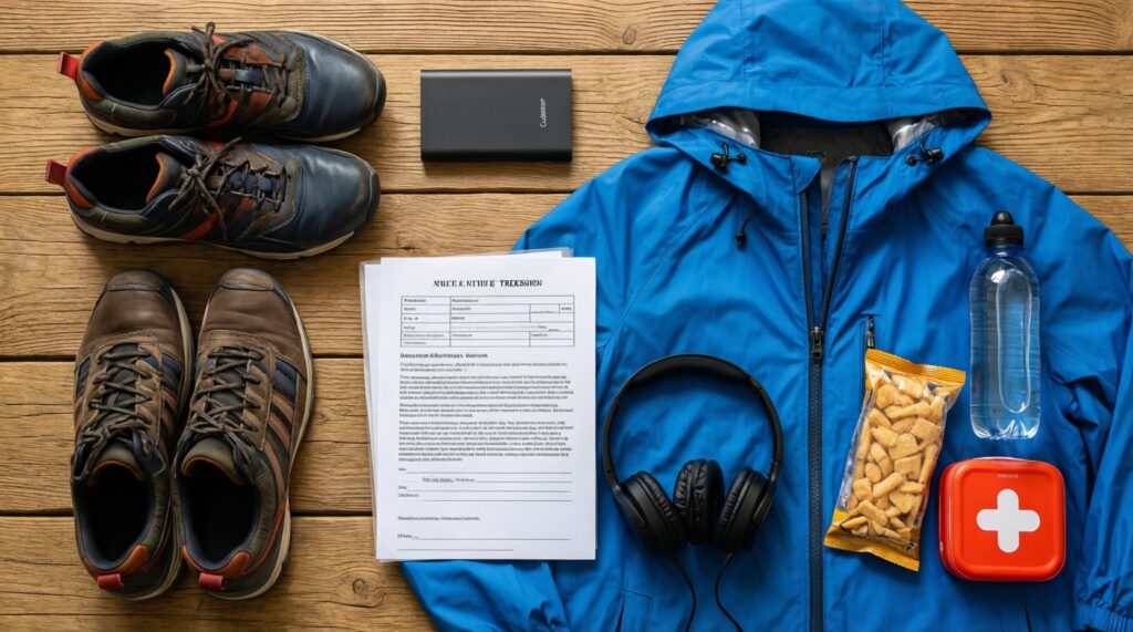 Путешествие выходного дня: маршрут, бюджет и чек-лист для сборов - иллюстрация