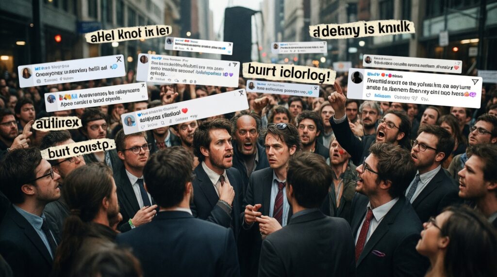 Колонка мнений: почему мы спорим в интернете сильнее, чем вживую - иллюстрация